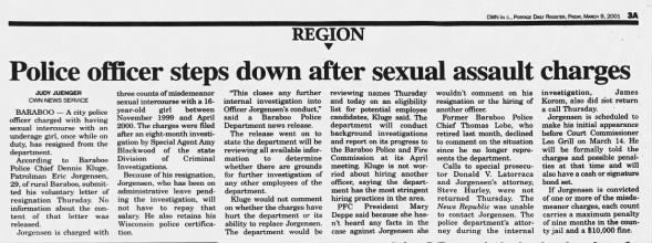 Clipping from The Daily Register
